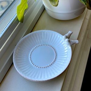 Love birds ring dish may be used as soap dish or change dish